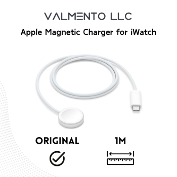 Apple Original Magnetisches Ladegerät MLWJ3ZM/A für iWatch, 1m, USB-C in Euro Blister